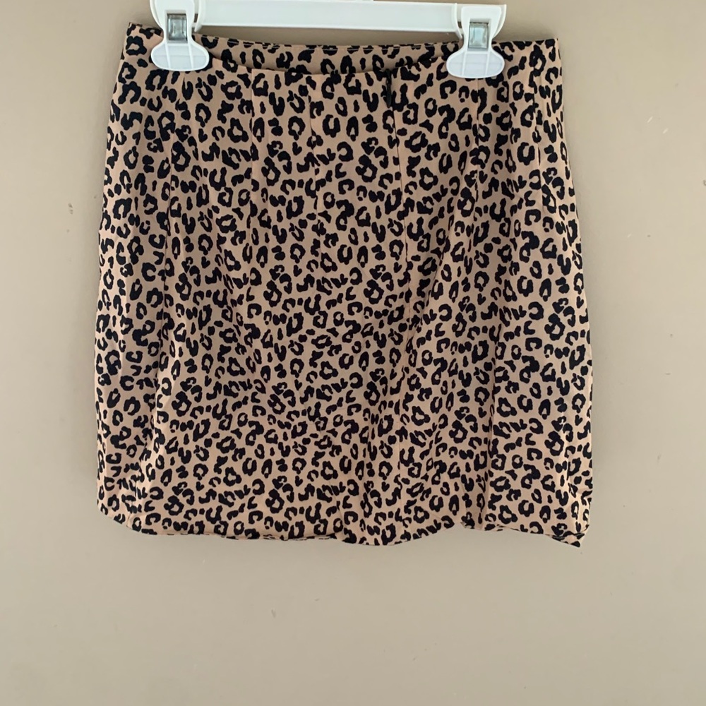 F21 Leopard Print Skirt